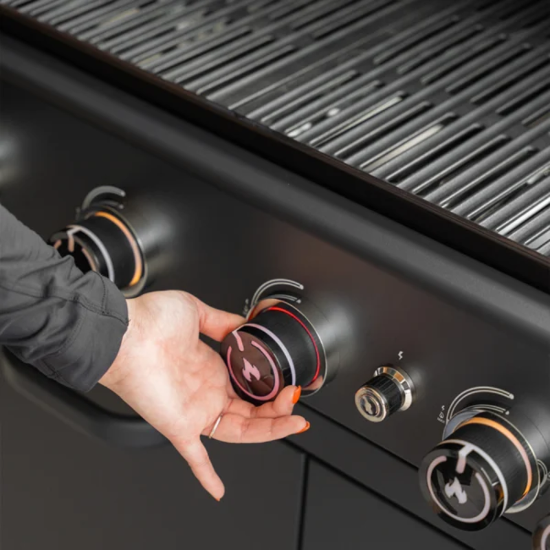 GRLLR Prime Black 5 Gas Burner BBQ