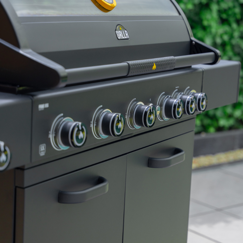 GRLLR Prime Black 5 Gas Burner BBQ