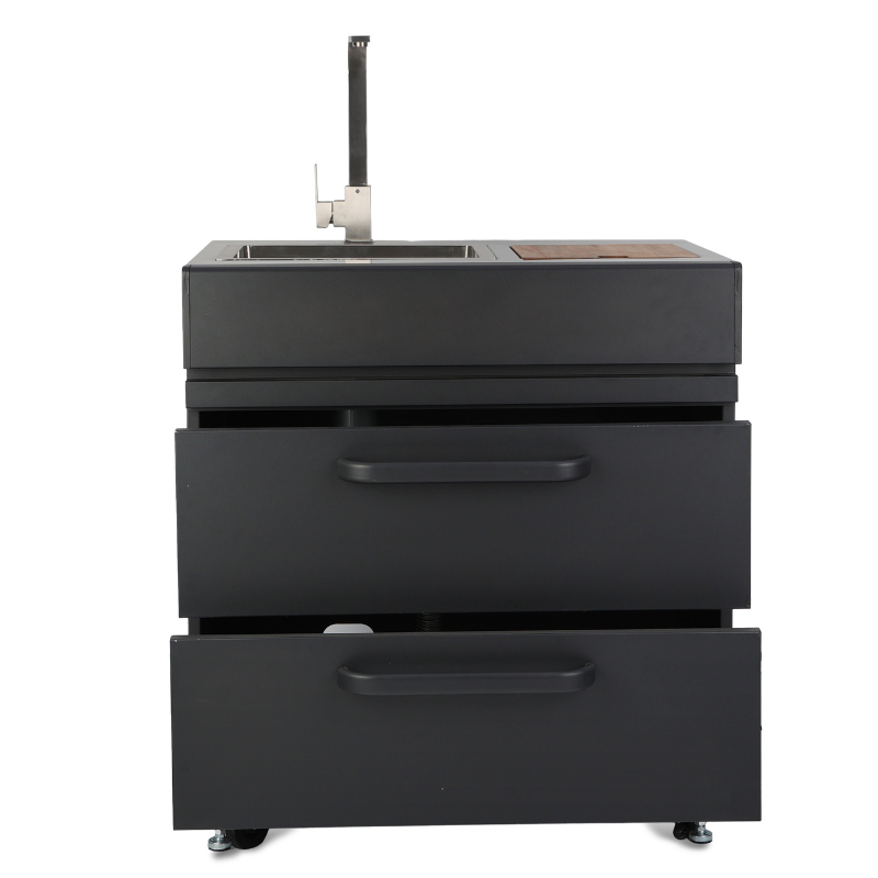 GRLLR Connect Outdoor Kitchen with Sink, Fridge and Prime G3S BBQ