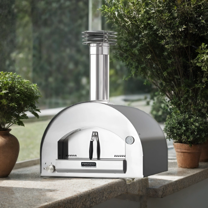 Fontana Margherita Dual Fuel Pizza Oven in Anthracite