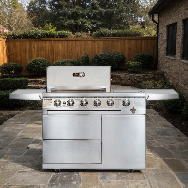 Whistler Cirencester Premium 4-Burner Gas BBQ with Side Burner