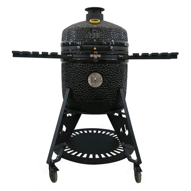 GRLLR Ember Pro Kamado Shiny Black including Trolley