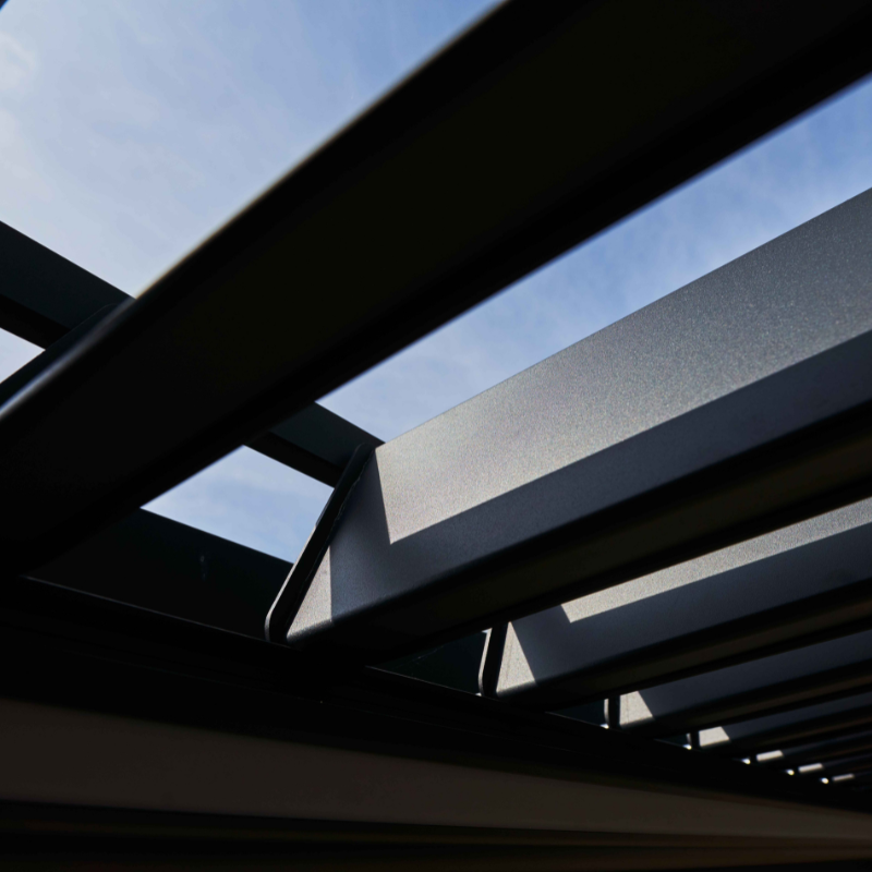 Deponti Pinela Motorised Aluminium Pergola with Adjustable Louvered Roof