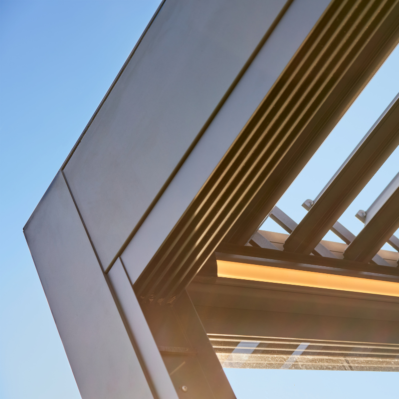Deponti Pinela Deluxe Aluminium Pergola Deluxe Electric Retractable Roof