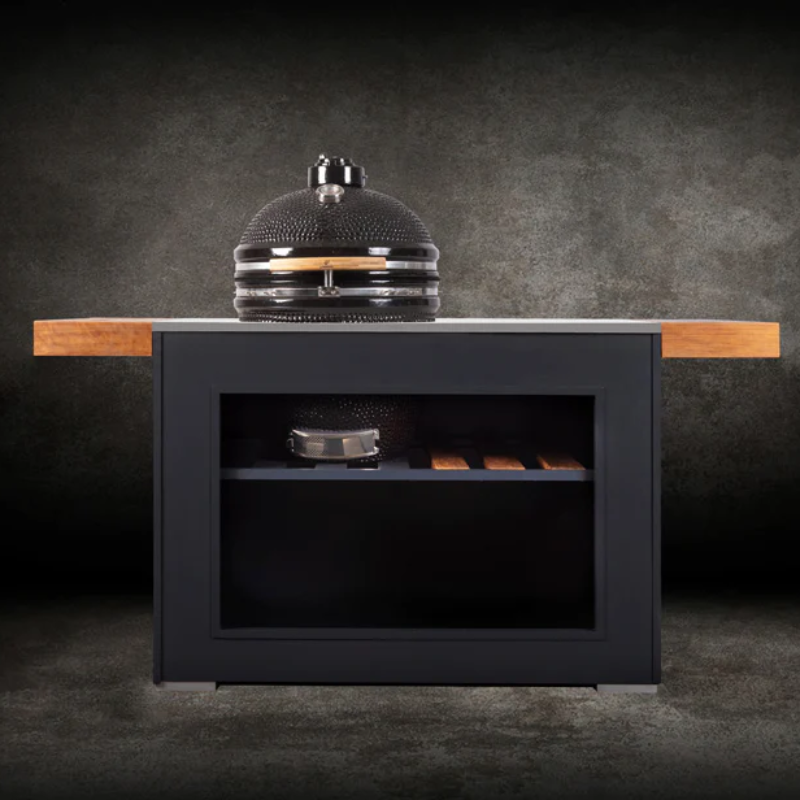 Grillandia Bambino Outdoor Kitchen with Built in Landmann 22 Inch Charcoal Kamado Grill
