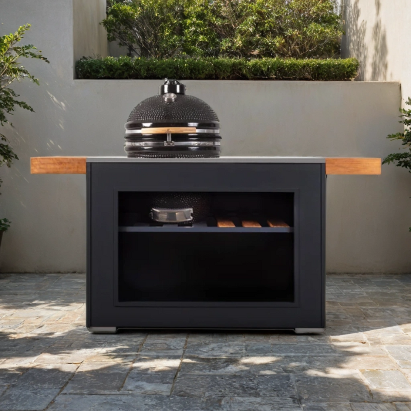 Grillandia Bambino Outdoor Kitchen with Built in Landmann 22 Inch Charcoal Kamado Grill