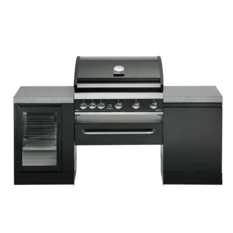 GrandPro 205 Series Maxim Outdoor Kitchen with Grandhall G5 burner with Fridge and Sink