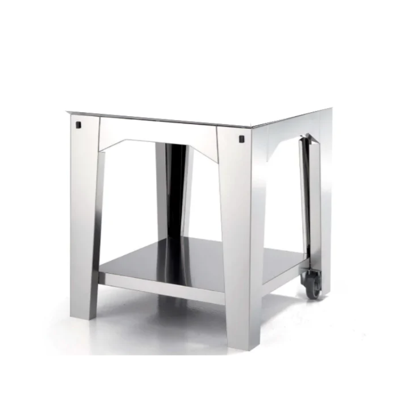 Fontana Forni Margherita Stainless Steel Pizza Trolley