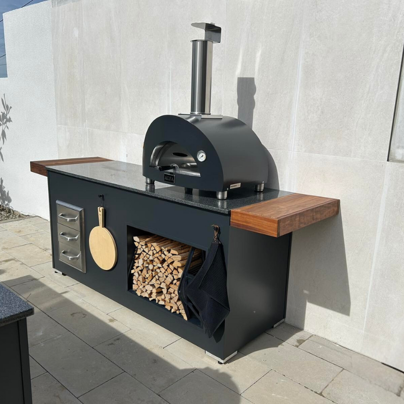 Grillandia Outdoor Kitchen & Alfa Forni Nano Pizza Oven Unit