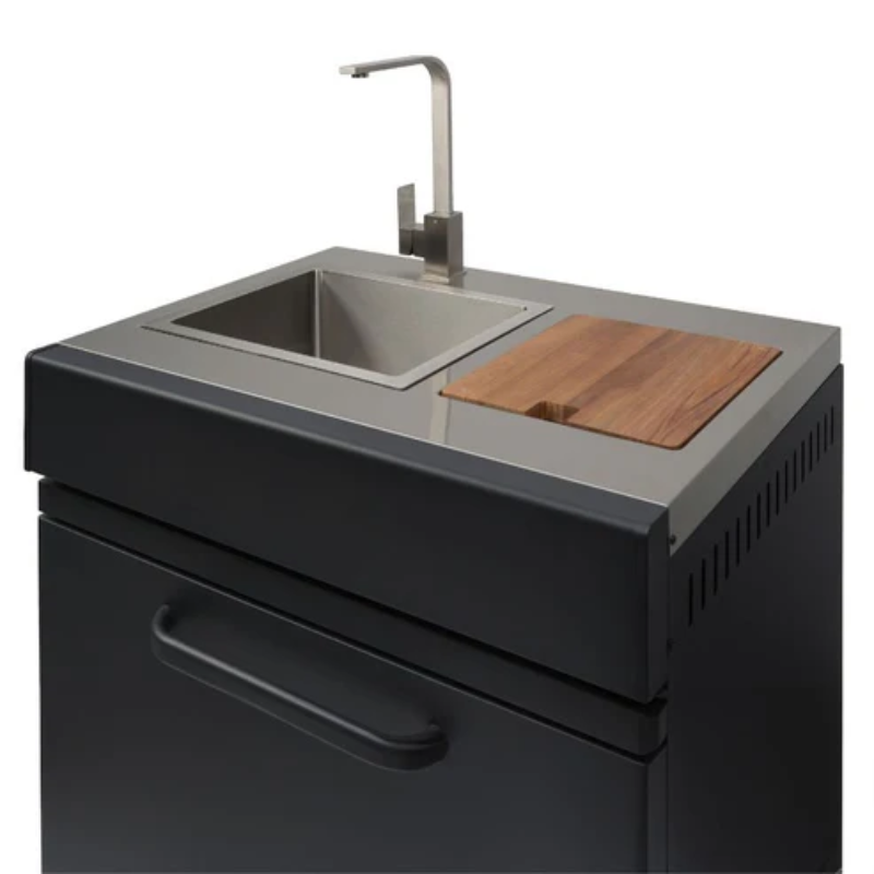 GRLLR Outdoor Kitchen - Kamado Station, Stove, Fridge and Sink