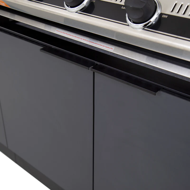Cabinex Classic Series Outdoor Kitchen with BeefEater 3000E 4 Burner BBQ with Fridge and Sink