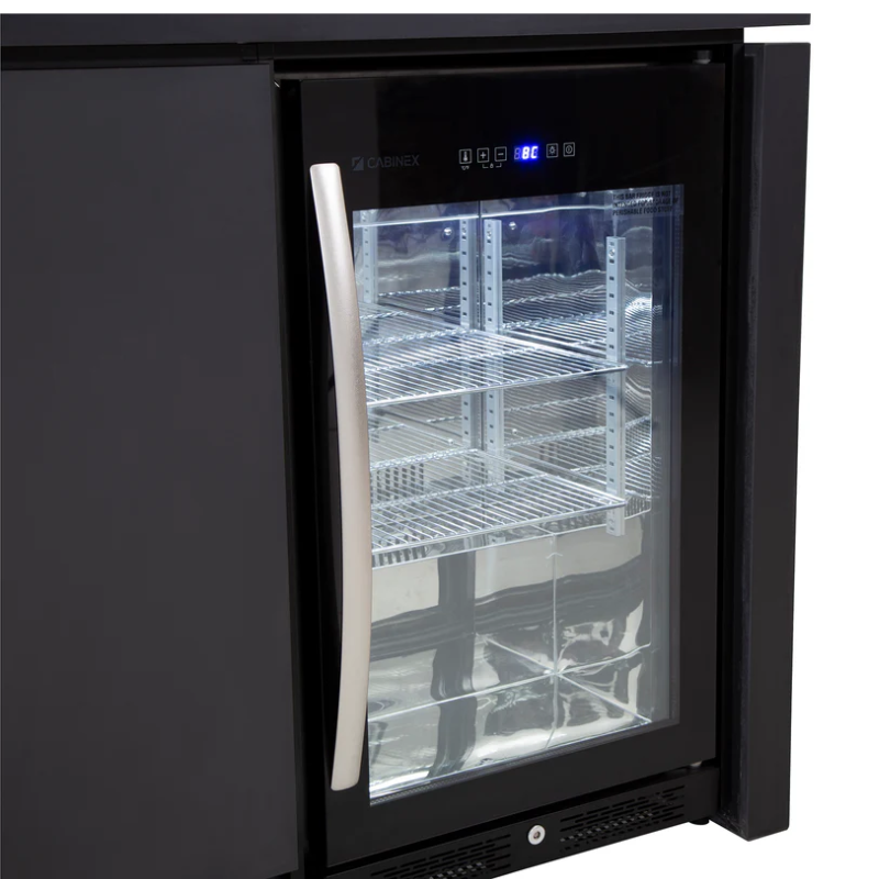 Cabinex Classic Outdoor Kitchen Paired with Beefeater 1600S Built In BBQ Fridge and Sink