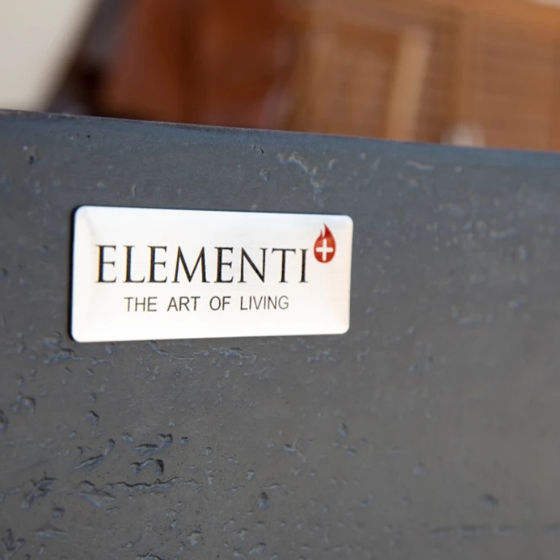 Elementi Fire Plus Positano Fire Table in Dark Grey