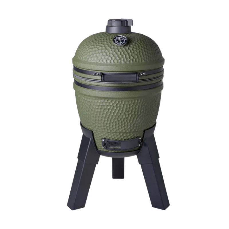 Moddern Kamado Orignal in Olive Green with Egg Nest