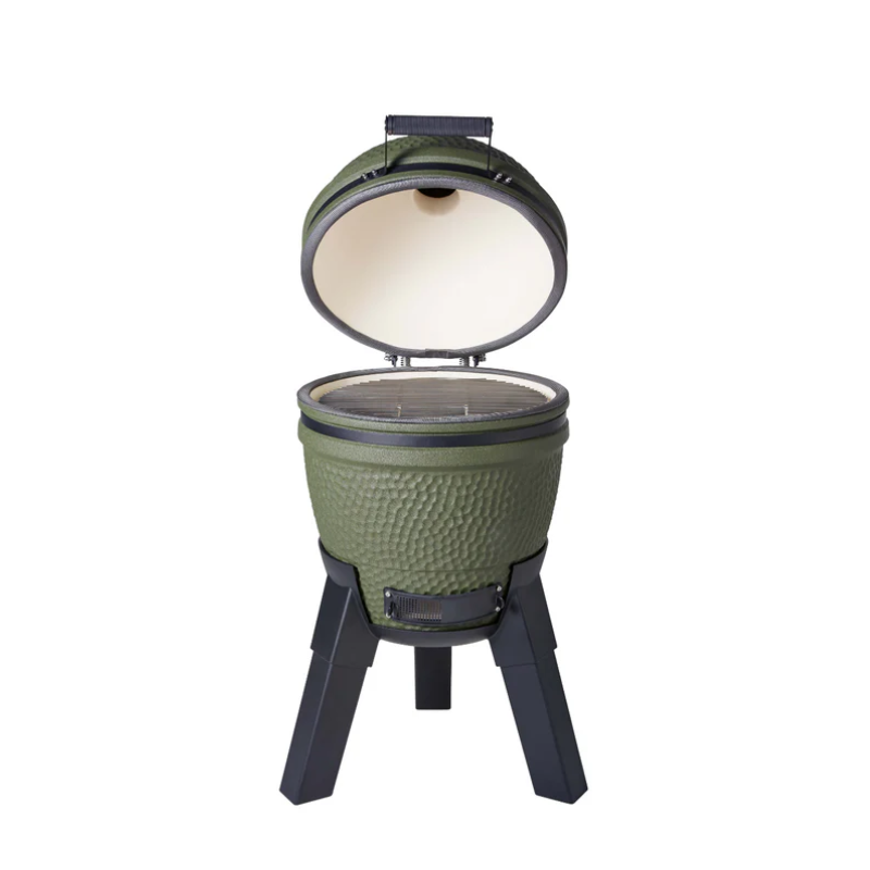 Moddern Kamado Orignal in Olive Green with Egg Nest