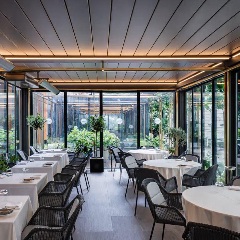 SOLA Prestige Aluminium Pergola with Integrated LED Lighting