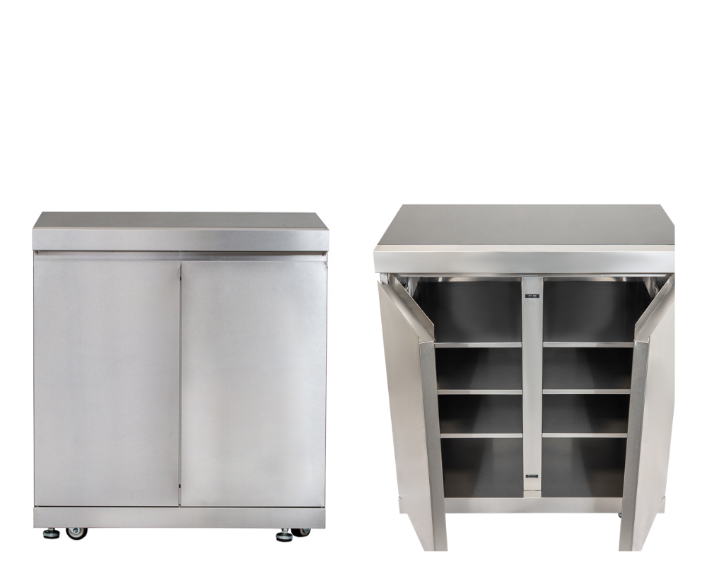 Whistler Cirencester Oaksey Outdoor Kitchen 4 Burner BBQ, Sink and Fridge