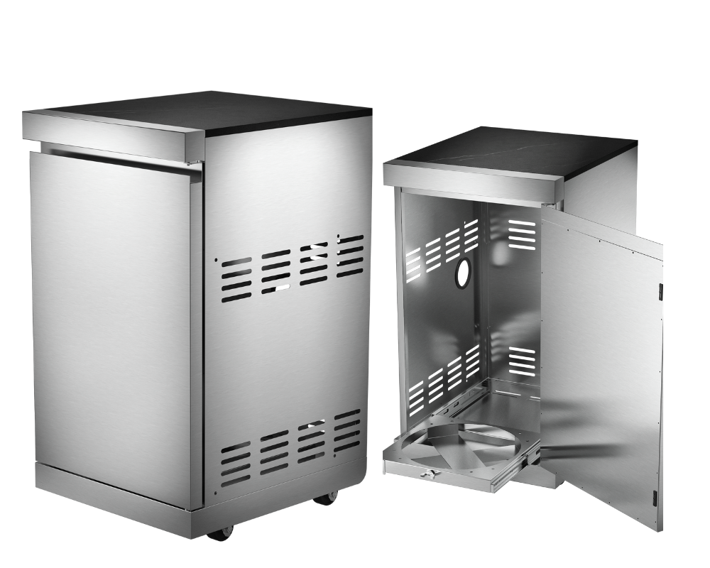 Whistler Oaksey Outdoor Kitchen 6 Burner BBQ, Sink and Fridge