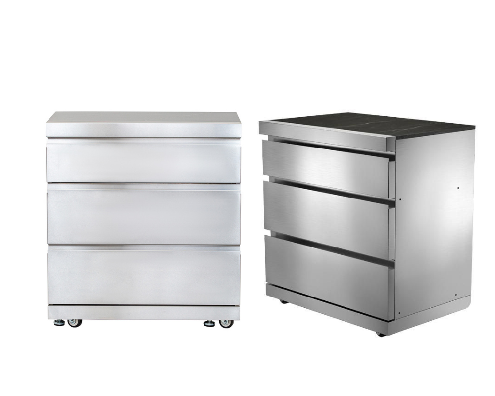 Whistler Cirencester Stanton Outdoor Kitchen 6 Burner BBQ, Sink and Fridge