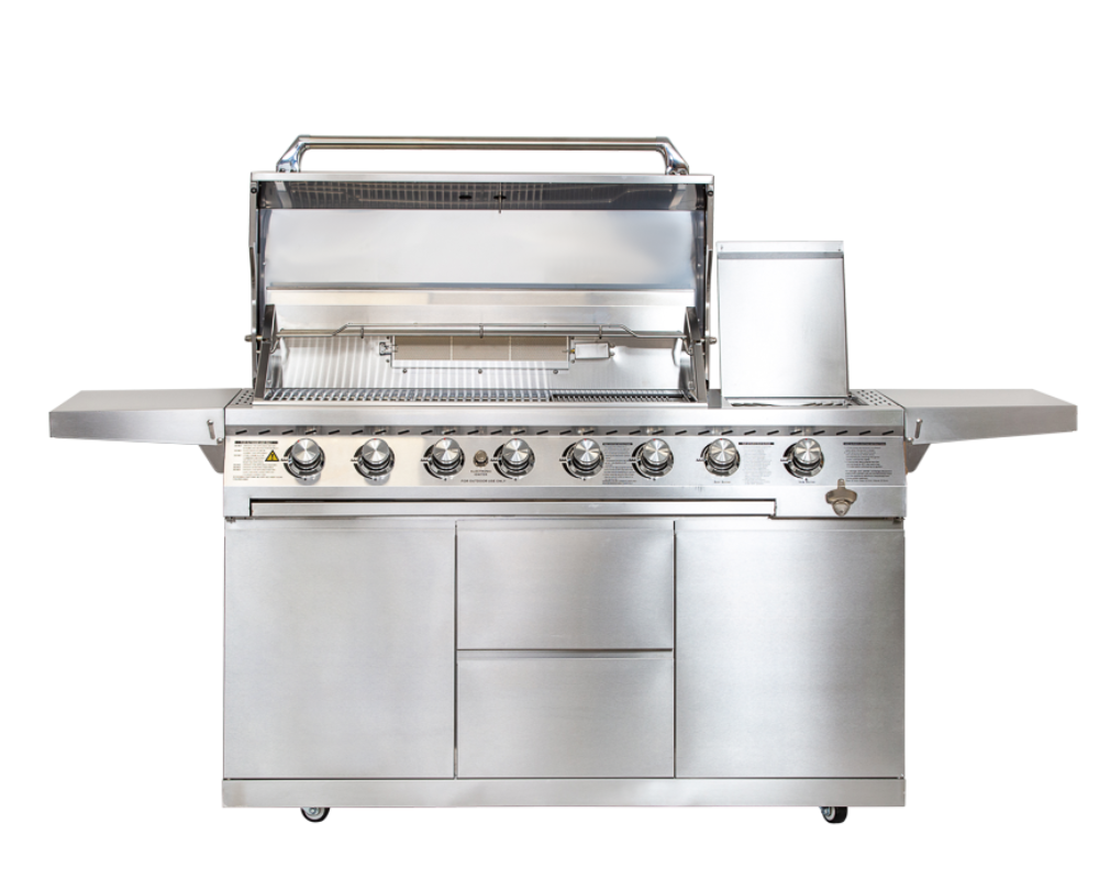 Whistler Cirencester Stanton Outdoor Kitchen 6 Burner BBQ, Sink and Fridge