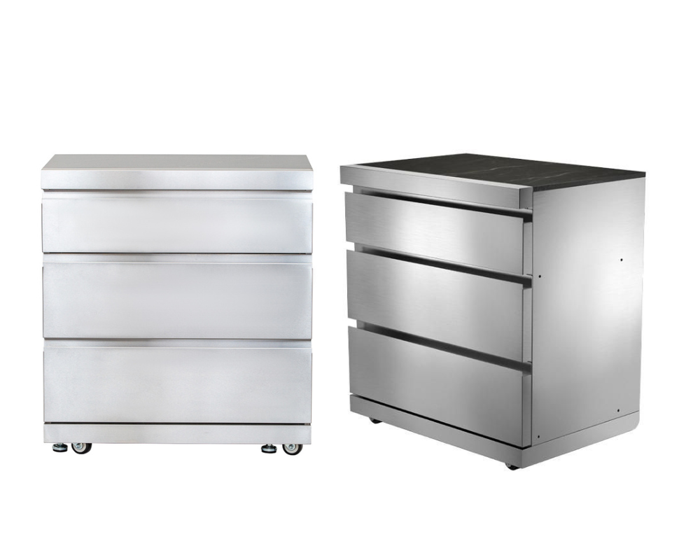 Whistler Cirencester Stroud Outdoor Kitchen 4 or 6 Burner BBQ, Sink and Fridge