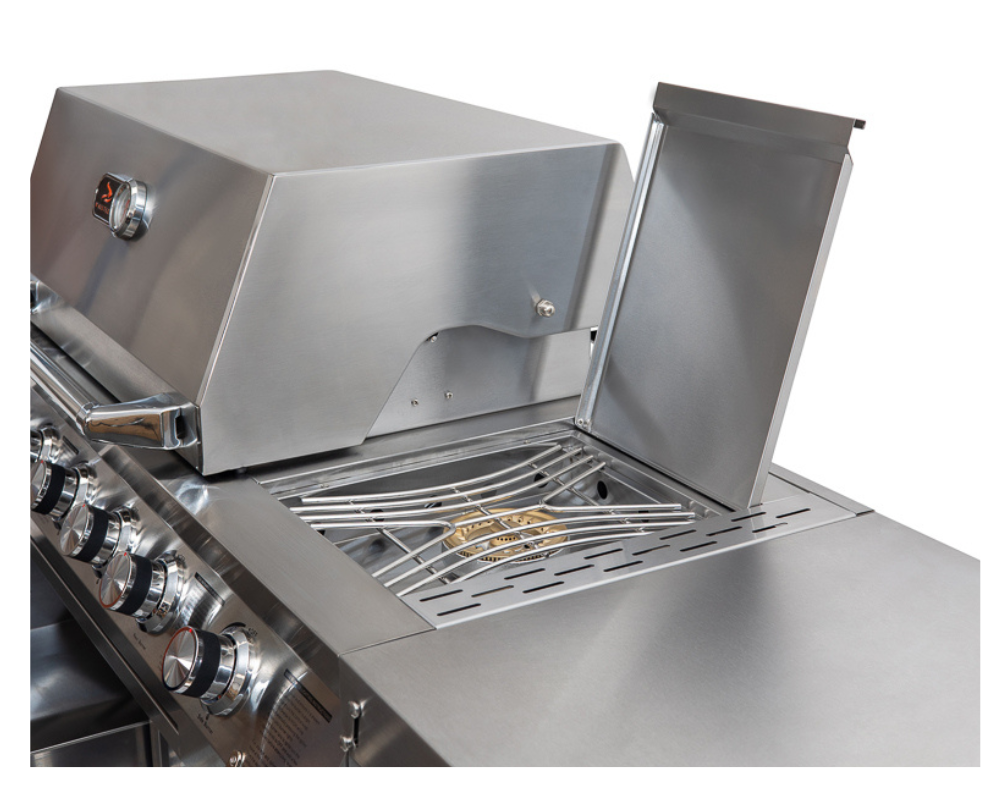 Whistler Cirencester Stroud Outdoor Kitchen 4 or 6 Burner BBQ, Sink and Fridge
