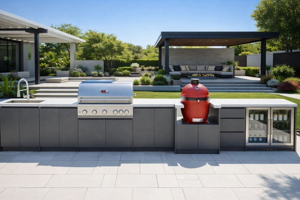 Whistler Fairford Outdoor Kitchen with Burford 5 Burner BBQ