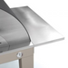 close up of shelf of Side view of Fontana Bellagio Wood Pizza Oven Including Trolley