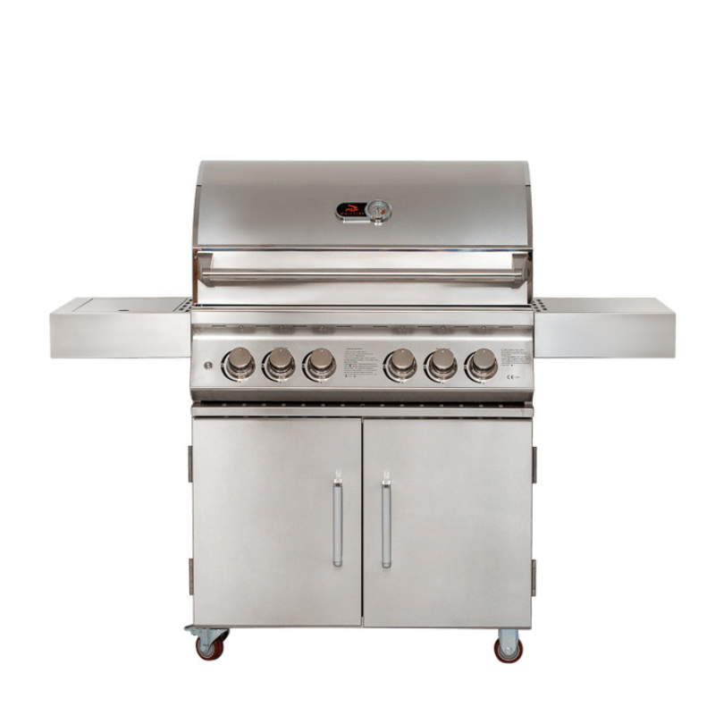 front view of Whistler Bibury 4 + Side burner Gas BBQ