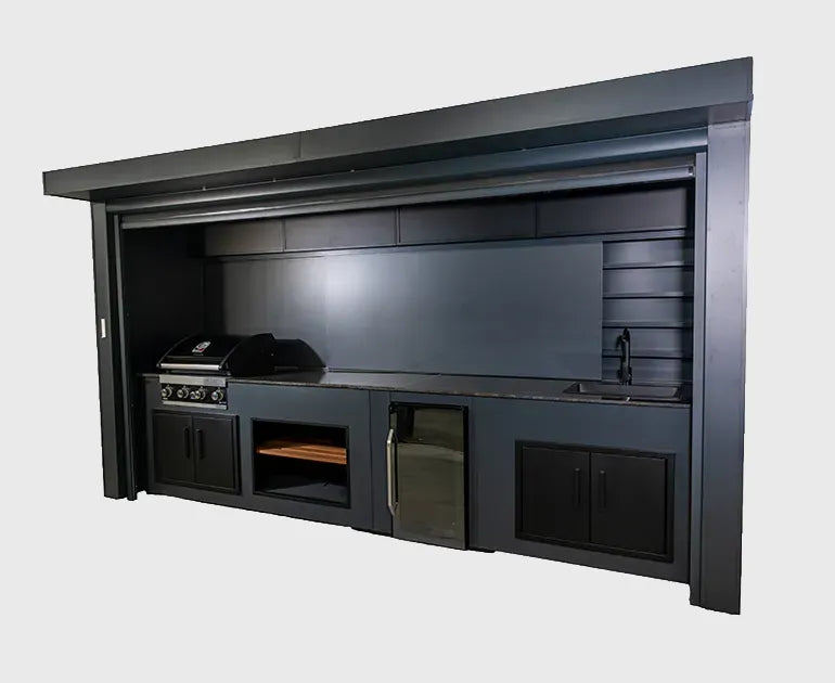 Grillandia Roll Cabana Pro With BBQ, Fridge and Sink