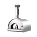 Front view of Fontana Margherita Rosso Build In Wood Pizza Oven in gray